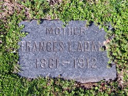 Frances L “Fannie” <I>Peddicord</I> Adams 