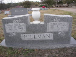 Lillie Mable <I>Walker</I> Hillman 