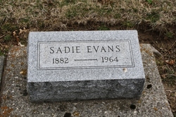 Sadie Ann <I>Cunningham</I> Evans 