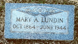 Mary Amelia “May” <I>Currier</I> Lundin 