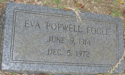 Eva <I>Popwell</I> Fogle 