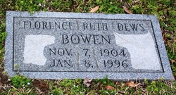 Florence Ruth <I>Dews</I> Bowen 