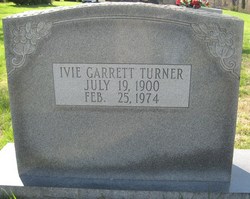 Ivie <I>Garrett</I> Turner 