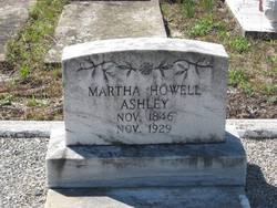 Martha <I>Howell</I> Ashley 