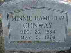 Minnie <I>Hamilton</I> Conway 