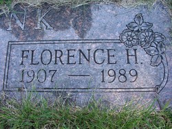 Florence Hattie <I>Lindberg</I> Flink 