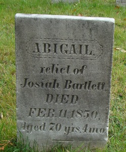 Abigail <I>Johnson</I> Bartlett 