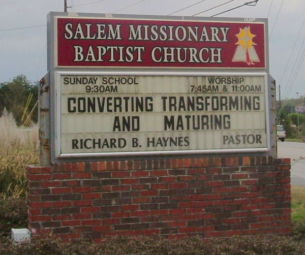 Salem Missionary Baptist Church Cemetery
