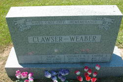 Sadie G <I>Weaber</I> Clawser 