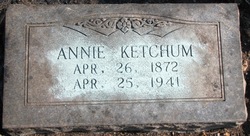 Annie <I>Couch</I> Ketchum 