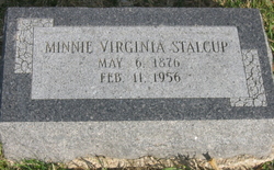 Minnie Virginia <I>Sutton</I> Stalcup 