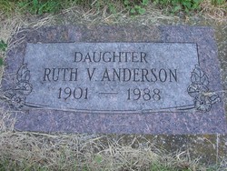 Ruth V <I>Lindstrom</I> Anderson 