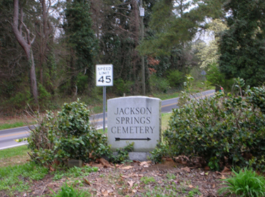Jackson Springs Cemetery