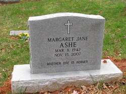 Margaret Jane Ashe 