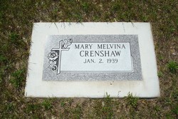 Mary Melvina Crenshaw 