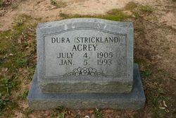 Dura <I>Strickland</I> Acrey 