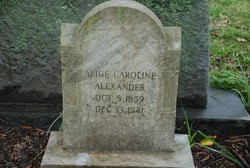 Alice Caroline <I>Baxley</I> Alexander 