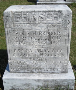 Rev Solomon Heisey Brinser 
