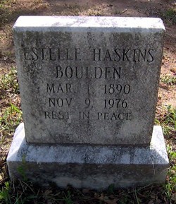 Estelle <I>Haskins</I> Boulden 