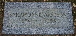 Sarah Jane <I>Marler</I> Affleck 