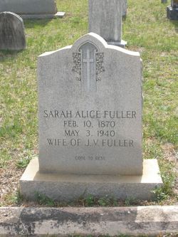 Sarah Alice <I>Whitlock</I> Fuller 