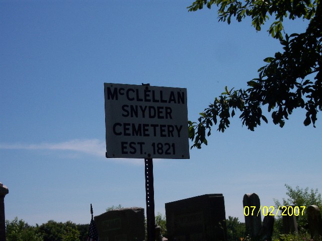 McClellan Snyder Cemetery