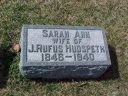 Sarah Ann <I>Franklin</I> Hudspeth 