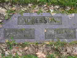 Della Edith <I>Clement</I> Ackerson 