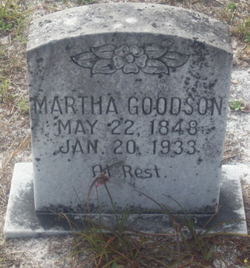 Martha A <I>Tally</I> Goodson 
