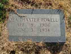 Ora Thaxter <I>Crew</I> Powell 
