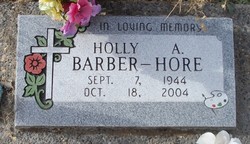Holly Augusta <I>Cook</I> Barber-Hore 