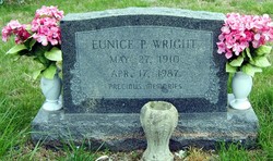 Eunice Pauline <I>Averitt</I> Wright 