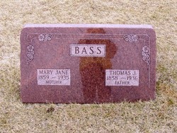 Mary Jane <I>Ward</I> Bass 