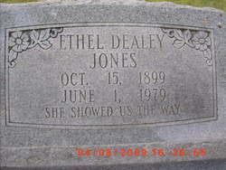 Ethel <I>Dealey</I> Jones 