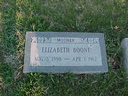 Elizabeth Josephine “Lizzie” <I>Steutermann</I> Boone 