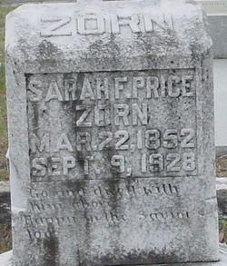 Sarah Saphronia <I>Price</I> Zorn 
