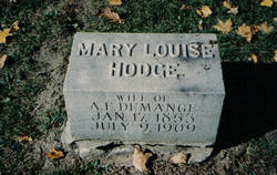 Mary Louise <I>Hodge</I> DeMange 