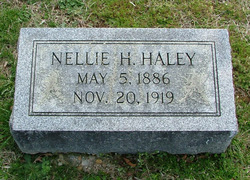 Lucy Ellen “Nellie” <I>Hargrave</I> Haley 