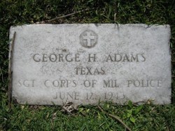 SGT George H. Adams 