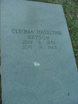 Cleoma Haseltine <I>Dills</I> Bryson 