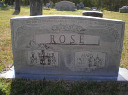 Mary L <I>Gravitt</I> Rose 