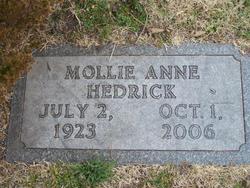 Mollie Anne <I>Hoover</I> Hedrick 