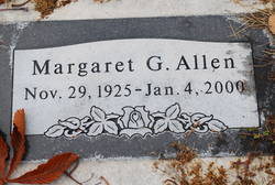 Margaret G <I>Gambrell</I> Allen 