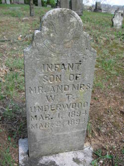 Infant Son Underwood 