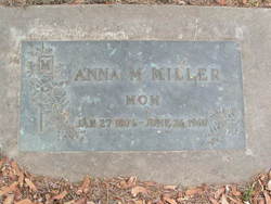 Anna Marie <I>Blenz</I> Miller 