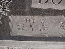 Effie Jean Tommie <I>Wright</I> Dooley 
