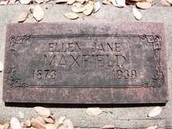 Ellen Jane <I>Grissom</I> Maxfield 