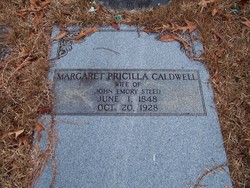 Margaret Pricilla <I>Caldwell</I> Steed 