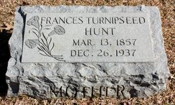 Frances <I>Turnipseed</I> Hunt 