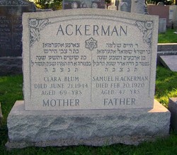 Samuel H Ackerman 